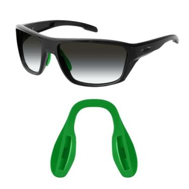 Imagem de Mryok Protetor nasal de reposição para óculos de sol Oakley Crossrange R OO9359-57 mm – Opções, Verde escuro, One Size