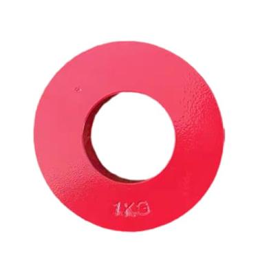 Imagem de kowaku Placa de Peso para Powerlifting em Quilogramas, 1000g vermelho