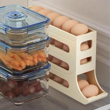 Imagem de Porta Ovos prático com Rolamento automático 4 Andares - Yaay