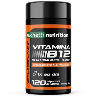 Imagem de Vitamina b12 metilcobalamina 413% VD 9,9 mcg 120 capsulas Zuchetti nutrition uso 4 meses