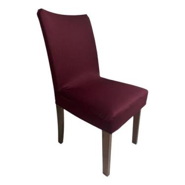 Imagem de Kit 6 Capas P/ Cadeiras Jantar Malha C/elástico Varias Cores - MC DECO