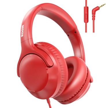 Imagem de MIDOLA Volume Limited, 85/96 dB, fones de ouvido para crianças, fones de ouvido com proteção contra ruído e som dobrável com cabo auxiliar de 3,5 mm com microfone para crianças, escola, celular, PC,