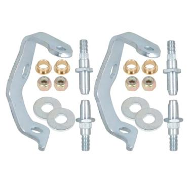 Imagem de Thomletha 2 peças de kits de reparo de bucha de pino de dobradiça da porta do lado do motorista dianteiro esquerdo para Cadillac Chevy GMC