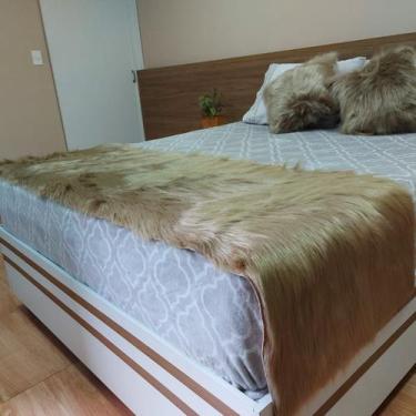 Imagem de Peseira P/  Cama De Solteira Pelo Alto 130x60cm - S DECOR, CORTIÇA