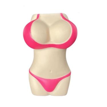 Imagem de Presentes pequenos criativos de Natal, capa de casal, decoração mais leve, conjunto de decoração de biquíni criativo divertido de Halloween para homens e mulheres (menina branca)