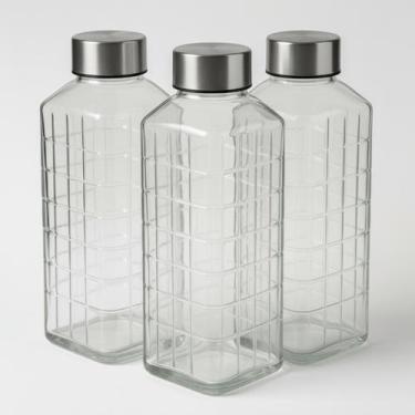 Imagem de Conjunto 3 Refrizeiras De Vidro Premium Para Bebidas Geladas Chá Gasei