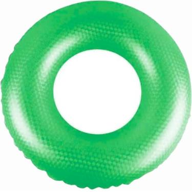 Imagem de Boia Inflável Neon 90cm Piscina Praia Circular Inflável (verde)