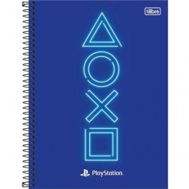 Imagem de Caderno Playstation Espiral  PS4 PS5 80Fls - Tilibra