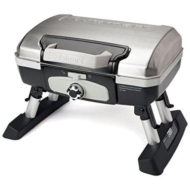 Imagem de Grill, Churrasqueira, Gás, Aço Inox., 110v, CUISINART CGG 180TS, Prateado