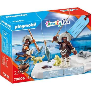 Imagem de PLAYMOBIL 70606 Conjunto de presente Pescador de Gelo