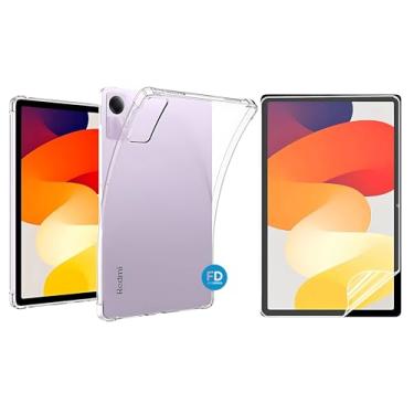 Imagem de Capa Capinha Case Anti Impacto de Silicone para Redmi Pad SE 11" + Película Fosca Sensação de Papel - FD Acessórios