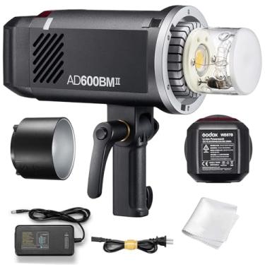 Imagem de GODOX Luz Estroboscópica Monolight Ad600Bm Ii Ad600Bmii 600Ws, Gn87/Lâmpada De Modelagem 40W/Reciclagem 0,01-1,9S/Tela Colorida/Duração Do Flash 1/220-1/11760S/Sincronização Um Toque Com Gatilho X3/