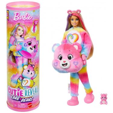 Imagem de Barbie Cutie Reveal Care Bears Série 2 - Boneca Togetherness Bear com 10 Surpresas Incríveis e Transformação de Cor 2025