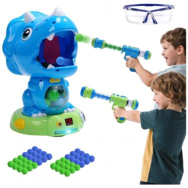 Imagem de EagleStone Brinquedo Dinossauro Triceratops Móvel com Tiro e Placar LCD - Diversão e Co...