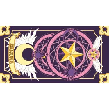 Imagem de Mouse pad Gamer Sakura Cardcaptor Roxo - Dê Ateliê
