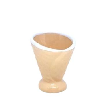 Imagem de Taça de Sorvete Casquinha Decorada em Cerâmica. - Lumes Decoraçoes, Br