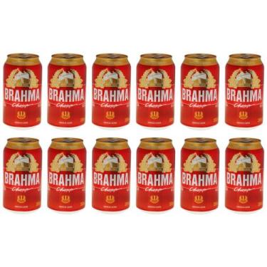Imagem de Cerveja Brahma Chopp Lager Pilsen 12 Unidades - Lata 350ml, 12 Unidade