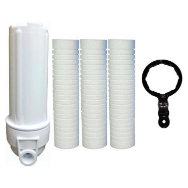 Imagem de Filtro Cavalete Caixa Dágua Completo + 03 Refis Extras