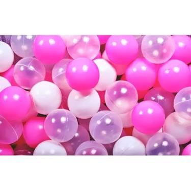 Imagem de beplace kids - 100 Bolinhas para Piscina | Rosa Pink Barbie Princesas - Não Amassa | BPA Free