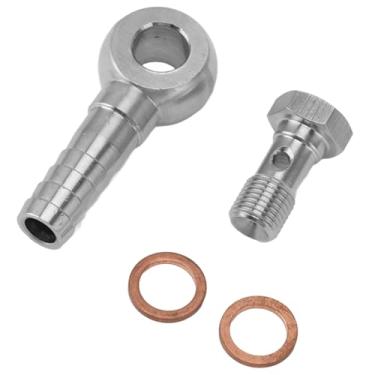Imagem de Parafuso Banjo de Freio M10x1.0 a 1/4 Adaptador de Linha de Freio para Conexões de Tubulação