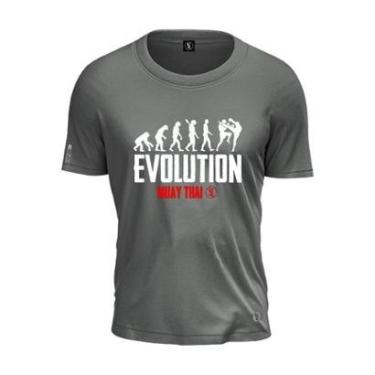Imagem de Camiseta Algodão Evolution Muay Thai Monkey Luta Macaco-Unissex