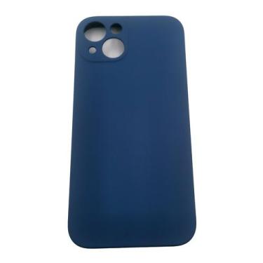 Imagem de Capinha Capa para iphone 13 tela 6.1 case Aveludada Interior - HHW, Az