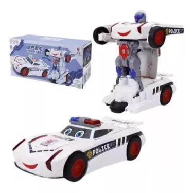 Imagem de Brinquedo viatura de polícia Transformers com luz e som - TOYS