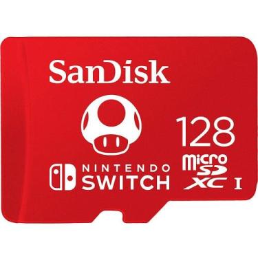 Imagem de Cartão de Memória Micro SD Sandisk 100-90 MB/s 128 GB (SDSQXAO-128G-GN