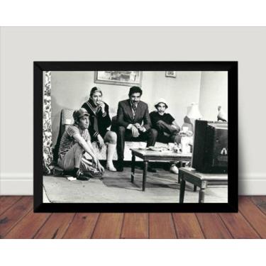 Imagem de Quadro Turma Do Chaves Foto Rara Moldurada - Fanarte