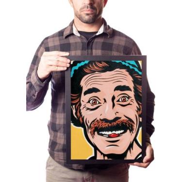 Imagem de Quadro Seu Madruga Pop Arte Turma Chaves - Fanarte