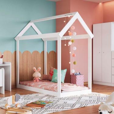 Imagem de Cama Infantil Montessoriano Meu Fofinho Art in Móveis Branco