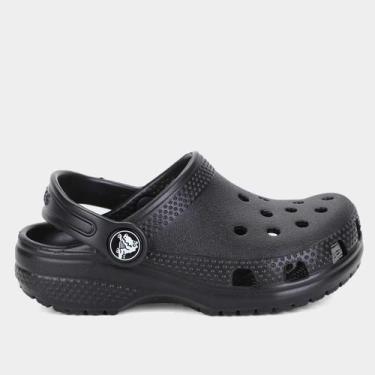 Imagem de Sandália Crocs Infantil Classic Clog Kids Menino, Preto, 24