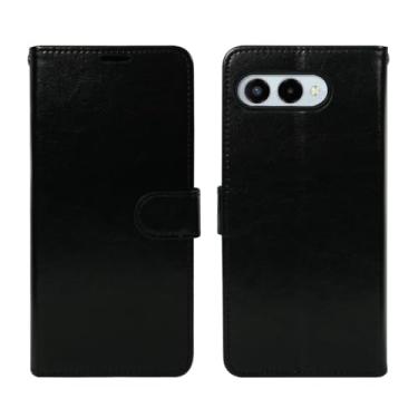 Imagem de Zase Capa carteira para celular T-Mobile Metro REVVL 8 5G [bloqueio RFID] Suporte de cartão de crédito para dinheiro de couro PU Flip Folio Pouch Capa profissional Fecho magnético com alça de pulso