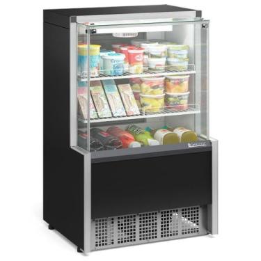 Imagem de Vitrine Refrigerada Ar Forçado Aurora GPFA075R Preto Gelopar 110V, 110