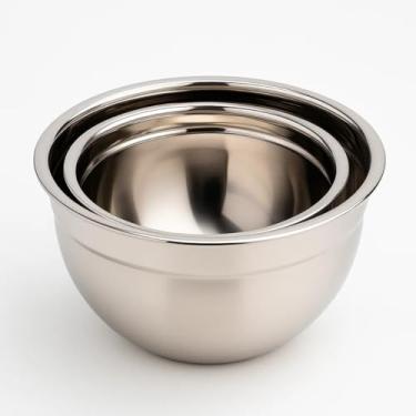 Imagem de Larzí Kit Copos Aço Inox Fundo Multiuso Medidor para Cozinha Recipiente de 22cm e 28cm (2)
