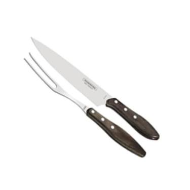 Imagem de Jogo para Churrasco Tramontina Polywood Inox - 2 Peças