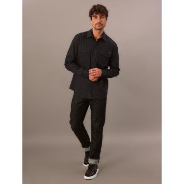 Imagem de Camisa Manga Longa Calvin Klein Jeans Sarja Com Bolsos-Masculino