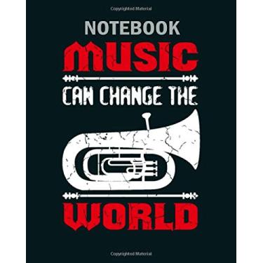 Imagem de Notebook: music w3 - 50 sheets, 100 pages - 8 x 10 inches
