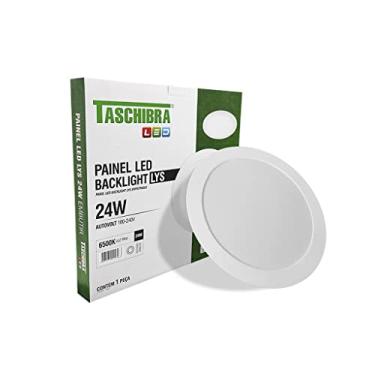 Imagem de Painel Com Placa de Led Taschibra 24W Lys Redondo Embutir Bivolt 6500K Branco Frio