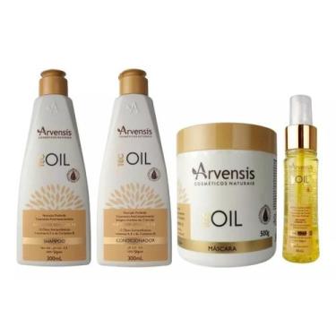 Imagem de Kit Arvensis Tec Oil Shampoo + Cond. + Máscara + Finalizador