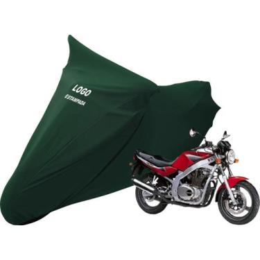 Imagem de Capa De Moto Suzuki GS 500 Sob Medida Com Logo - Mz, Verde
