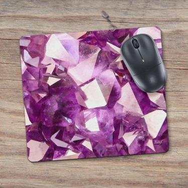Imagem de Mouse Pad Textura Pedra Ametista Púrpura