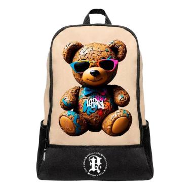 Imagem de Mochila Escolar Pega a Visão Estampado Urso Masculina-Masculino