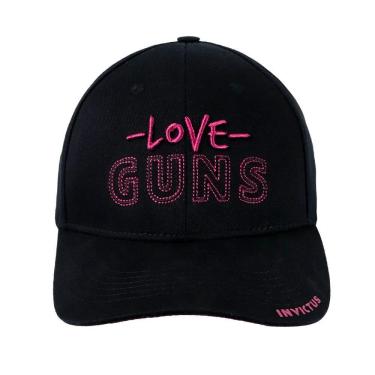 Imagem de Boné Feminino Love Guns Preto
