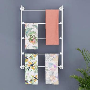 Imagem de Lenços De Metal Montados Na Parede Expositor De Lenço De Seda Organizador De Rack De Roupas Cachecol De Roupas Pano Pendurado Suporte De Gravata, A, L80xH90cm/7-tier