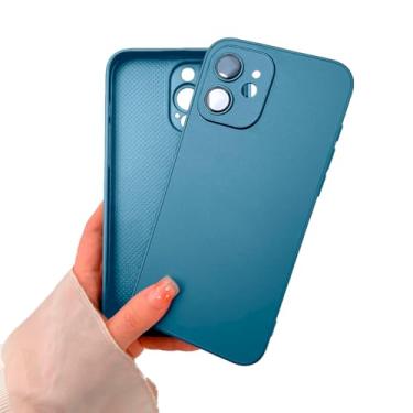 Imagem de Capinha Compativel com iPhone 11 Verso Vidro Fosco Bordas de Silicone Luxuosa Premium Com Proteção de Camera