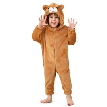 Imagem de IIMMER Macacão de Halloween para bebês marrom | urso 6 meses a 4 anos, Marrom | Urso, 2 Anos