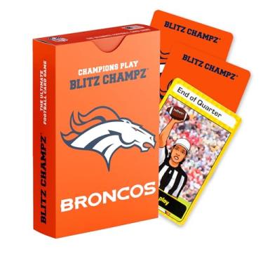 Imagem de Blitz Champz | Football Card Game (Ages 7+) | Fun Family Game | Party Game | Gifts for Football Fans | Card Game for Kids | Card Game for Adults (Denver Broncos)