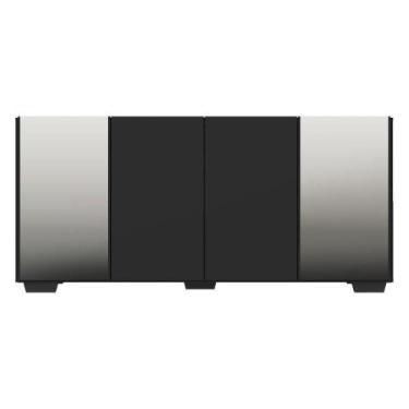 Imagem de Aparador Buffet Com Espelho Multimóveis Vegas Preto - MULTIMOVEIS