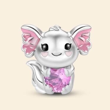 Imagem de 1 peça de berloque de prata elegante de elfo adequado para mulheres, faça você mesmo e roupa diária combinando joias decoração presente para mamãe, 11.62*11.58mm, Prata, Sem Pedra Preciosa